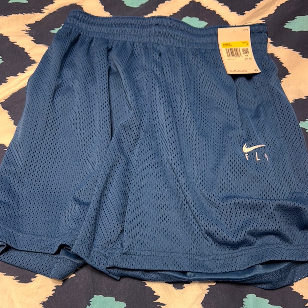 Nike Blue Athletic Mesh Shorts